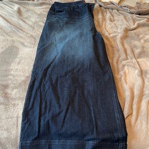 eShakti high waist wide leg jeans never worn